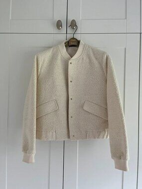 F&F cream bomber jacket